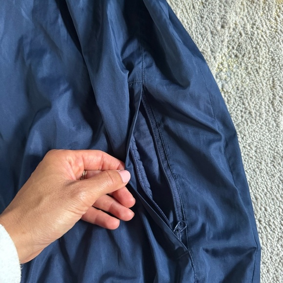 Footjoy golf v neck navy blue windbreaker pullover nylon pockets XL - Picture 3 of 7